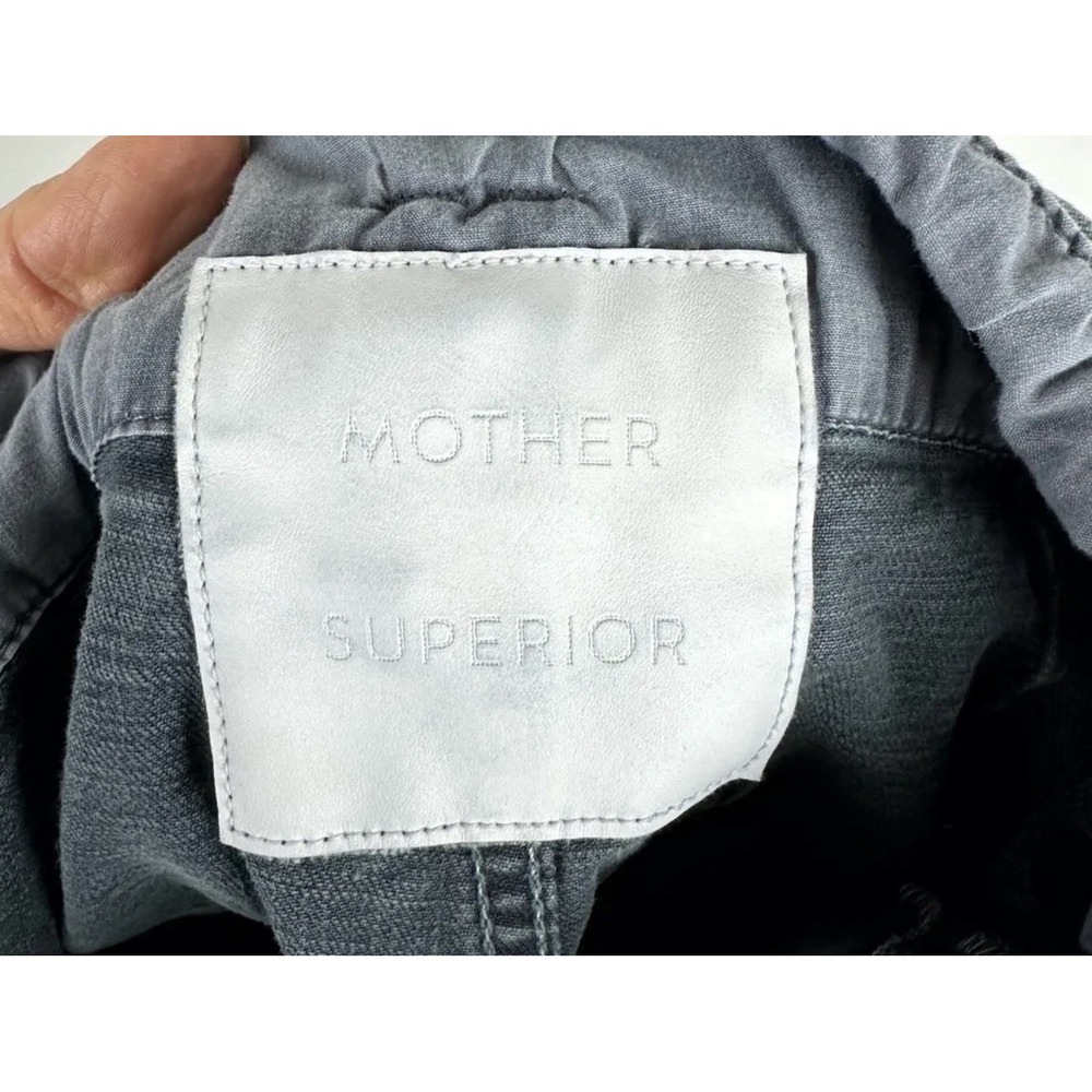 Mother Superior Denim Greaser Paperbag Pleat Jeans 30 Faded Black High Rise - Picture 7 of 15